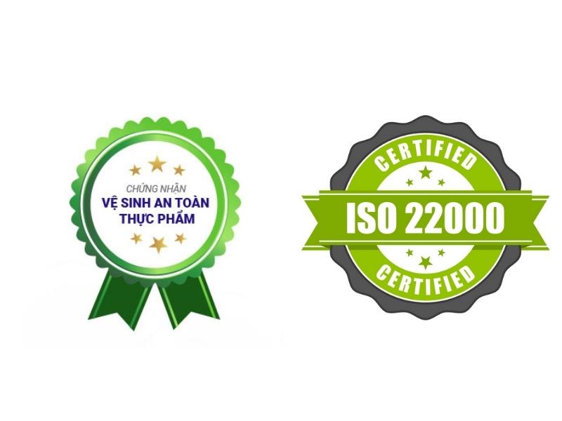 Những điểm giống nhau của giấy chứng nhận an toàn thực phẩm & ISO 22000