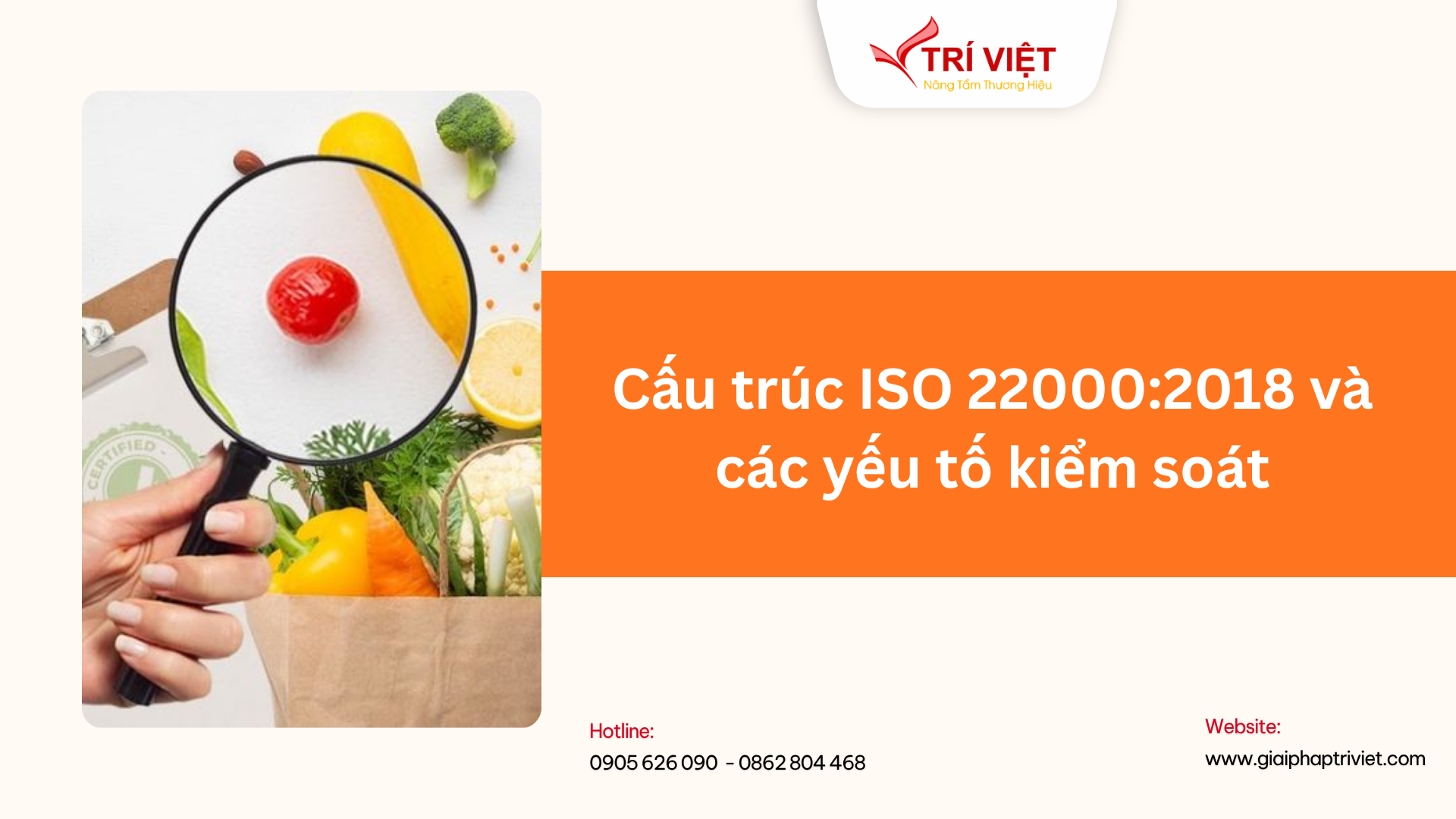 Tư vấn chứng nhận ISO 22000 – Hệ thống Quản lý an toàn thực phẩm