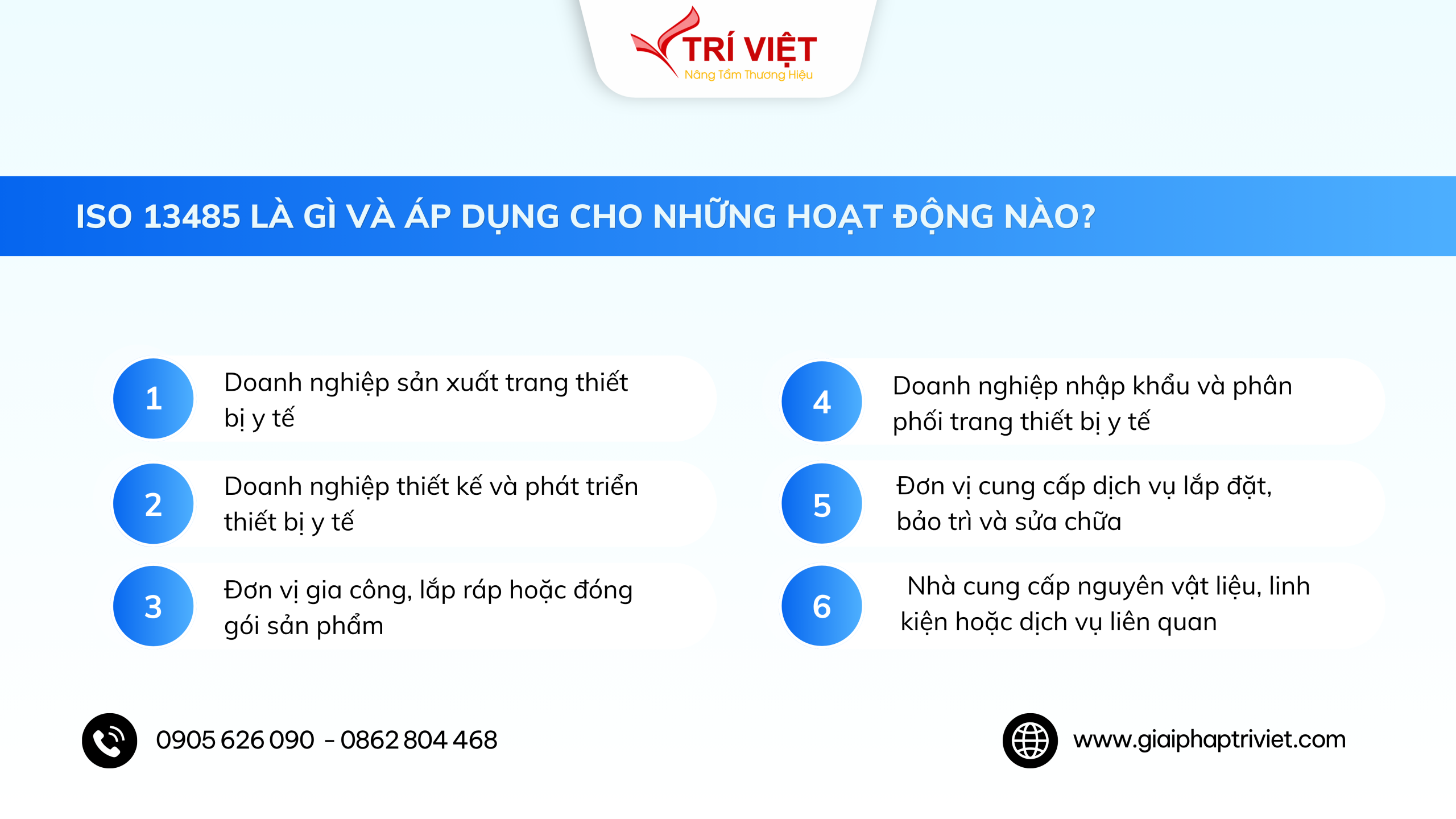 Tư vấn chứng nhận ISO 13485 – Hệ thống Quản lý chất lượng thiết bị y tế